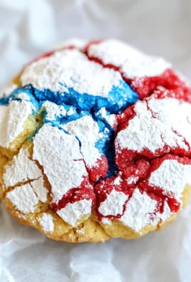 4th of July Crinkle Cookies