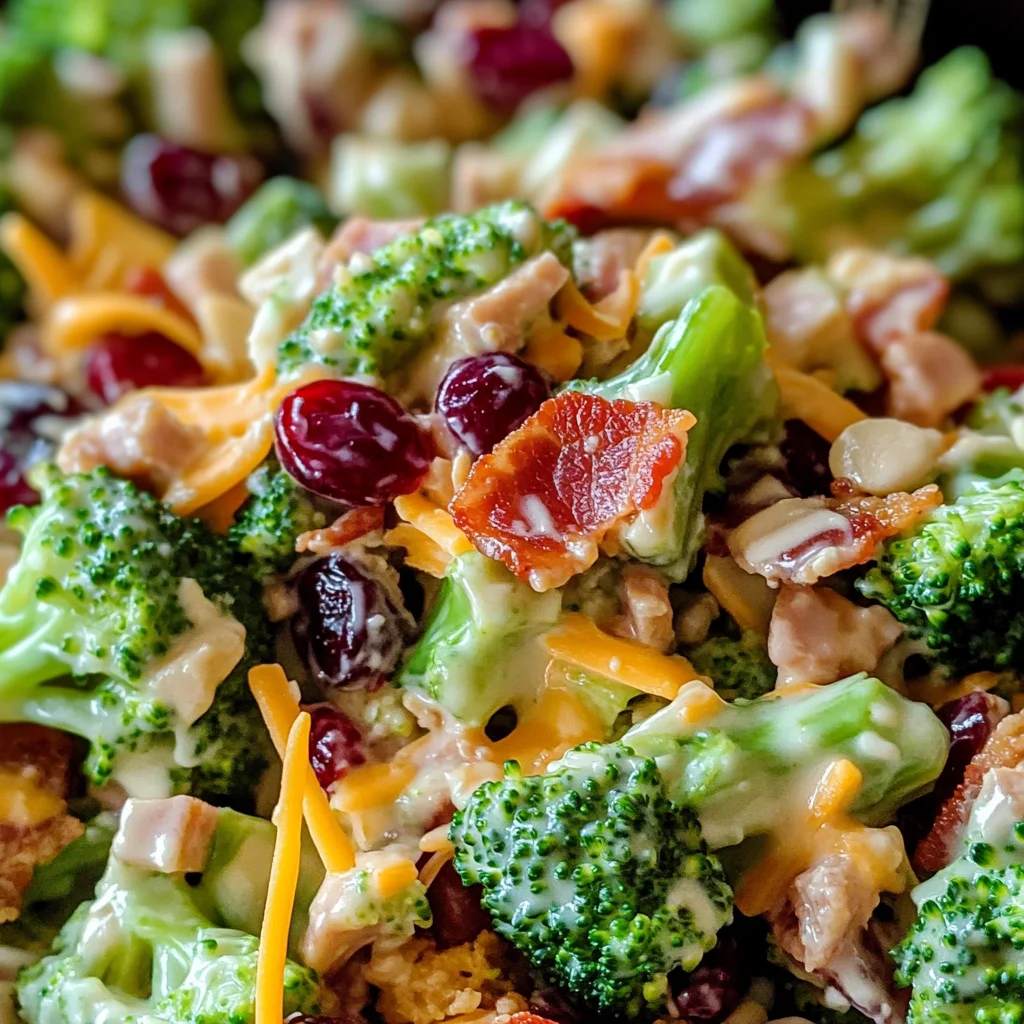 Broccoli Salad with Turkey Bacon Recipe