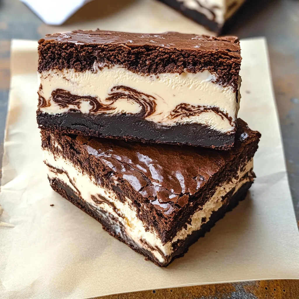 Brownie Ice Cream Sandwiches
