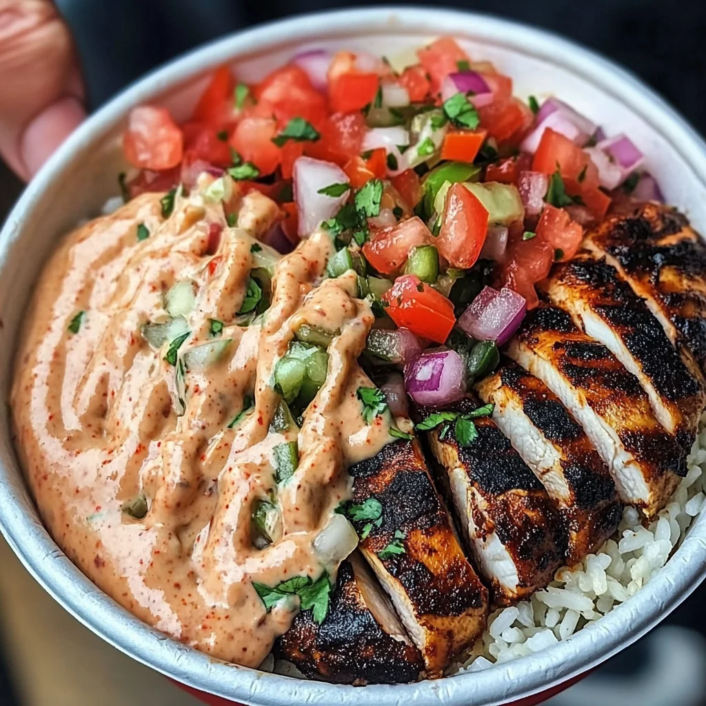 Burrito Bowls With Pico De Gallo & Chipotle Aioli