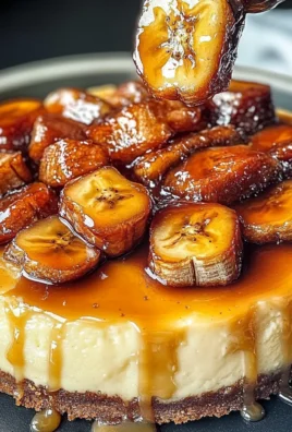 Caramelized Banana Cheesecake With Vanilla Extract