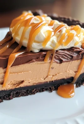 Chocolate Peanut Butter Caramel Mousse Pie