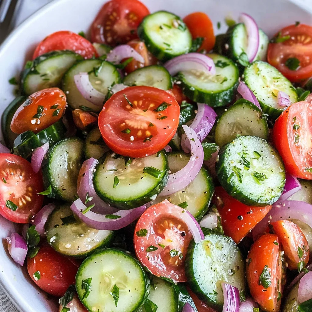 Cucumber Tomato Salad