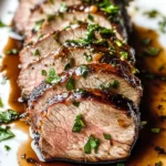 Garlic Balsamic Crusted beef Tenderloin