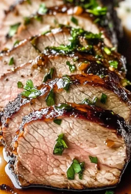 Garlic Balsamic Crusted beef Tenderloin
