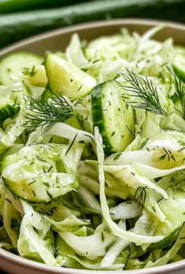 Green Cabbage Cucumber Salad