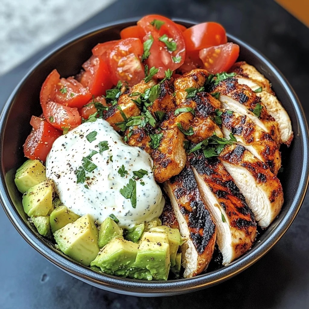 Grilled Chicken & Avocado Bowl