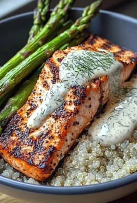 Grilled Salmon, Asparagus, And Quinoa Bowl
