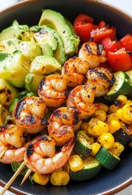 Grilled Shrimp and Vegetable Bowl