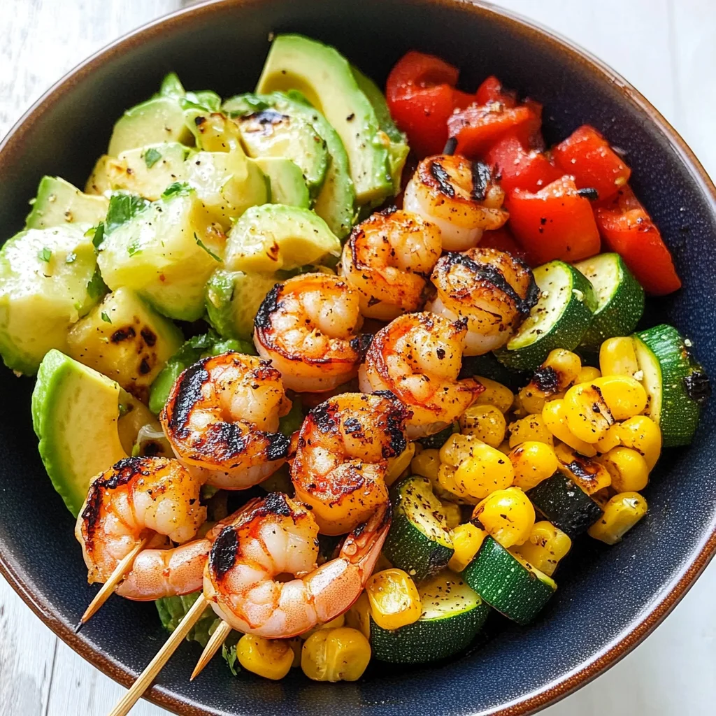 Grilled Shrimp and Vegetable Bowl