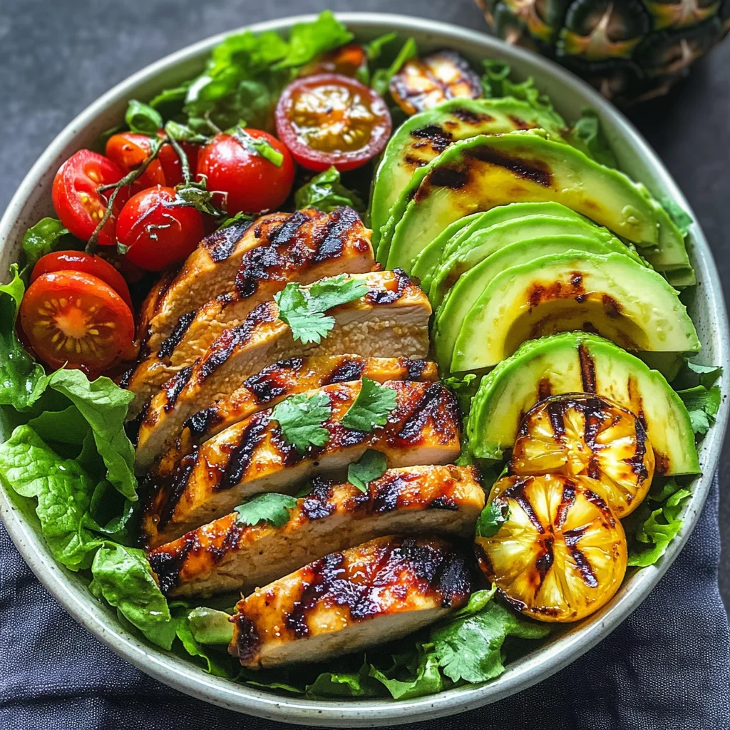 Grilled Teriyaki Chicken Salad