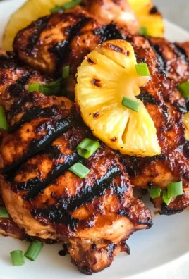 Homemade Grilled Pineapple Chicken