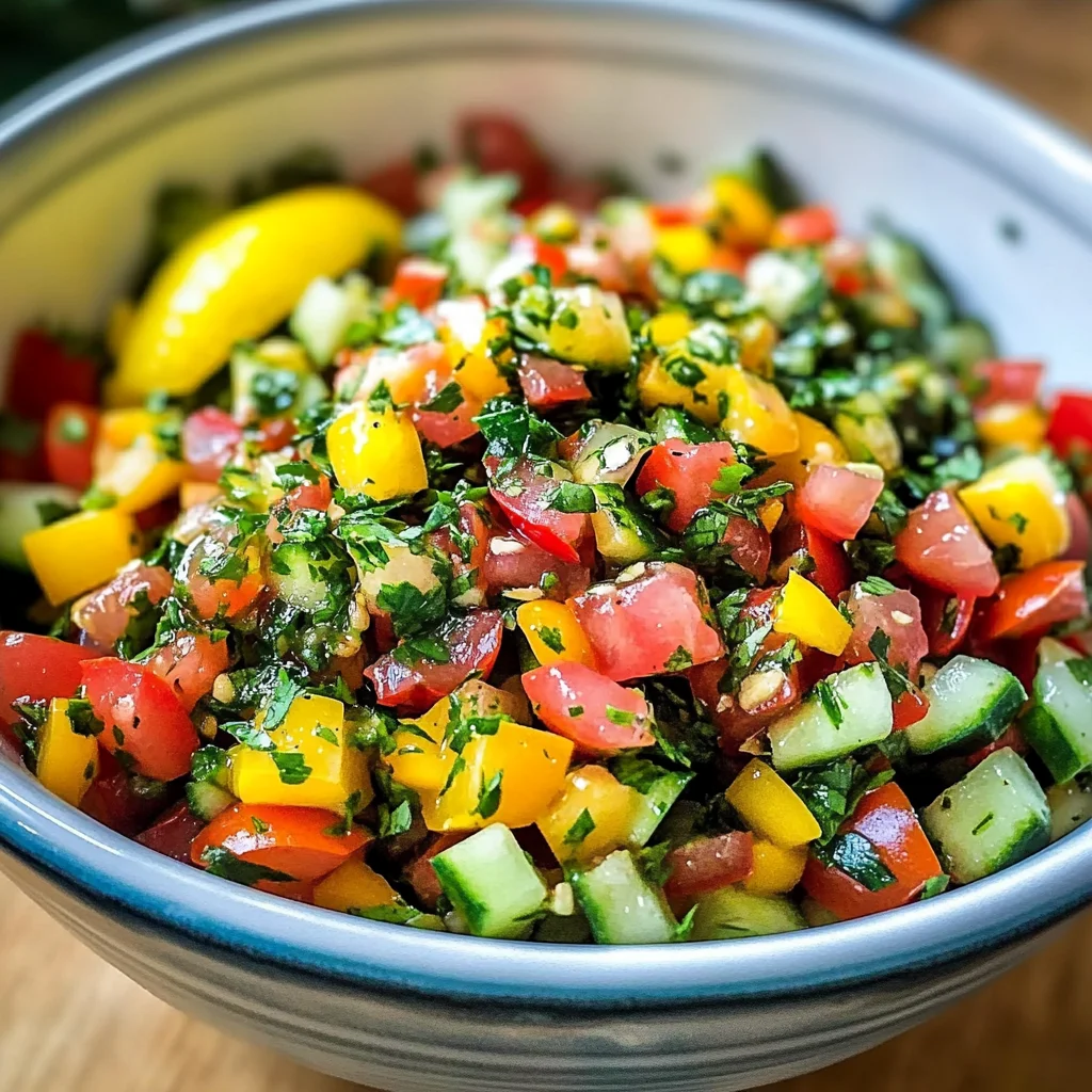 Israeli Salad Recipe