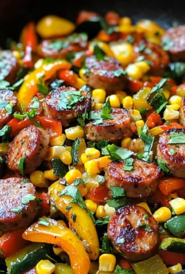 Sausage and Veggies Skillet - 30 Minute, One-Pan Meal