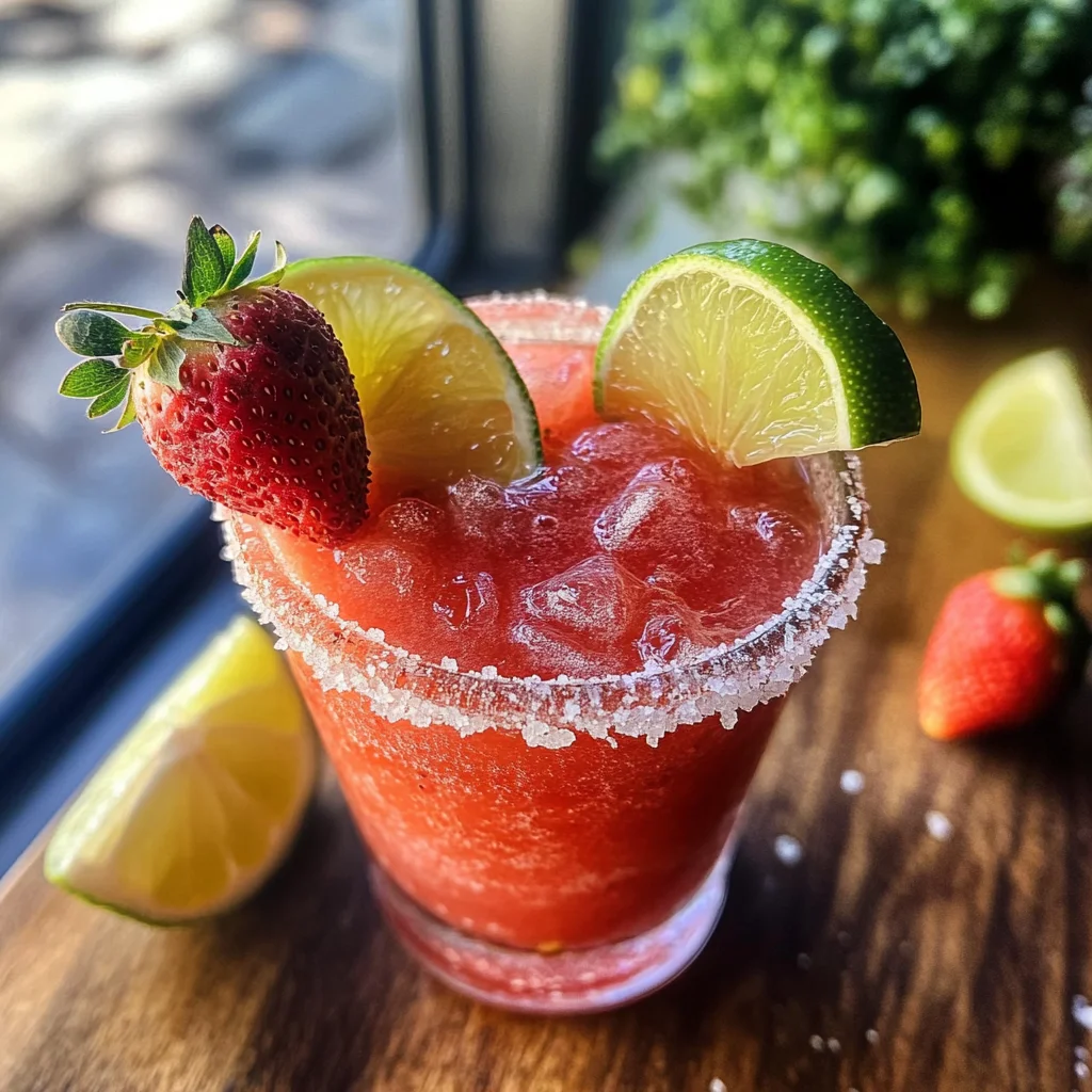 Strawberry Lemonade Margaritas