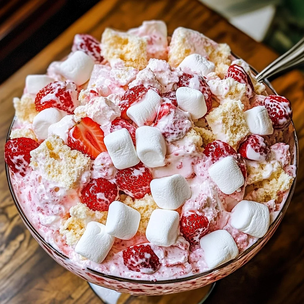 Strawberry Shortcake Fluff Salad