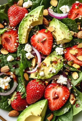 Strawberry Spinach Salad with Strawberry Balsamic