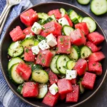 Watermelon Cucumber Salad Recipe