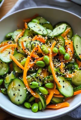 10-Minute Ginger Miso Cucumber Salad
