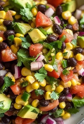 Black Bean Salad with Corn & Avocado