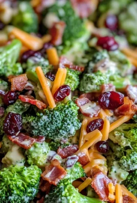 Broccoli Salad with Turkey Bacon Recipe