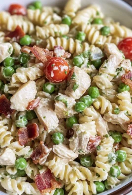 Chicken Turkey Bacon Ranch Pasta Salad