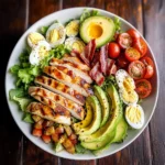 Grilled Chicken Cobb Salad with Honey Dijon {Paleo, Whole30 Option}