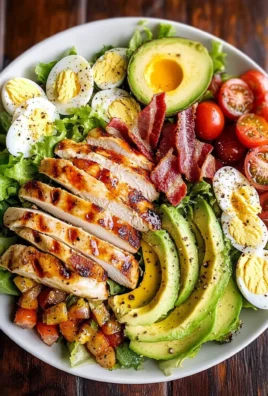 Grilled Chicken Cobb Salad with Honey Dijon {Paleo, Whole30 Option}