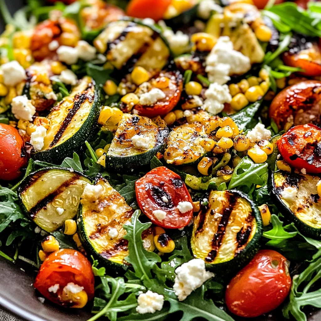Grilled Zucchini Salad