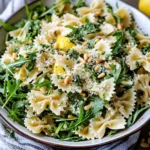 Lemon Basil Parmesan Pasta Salad