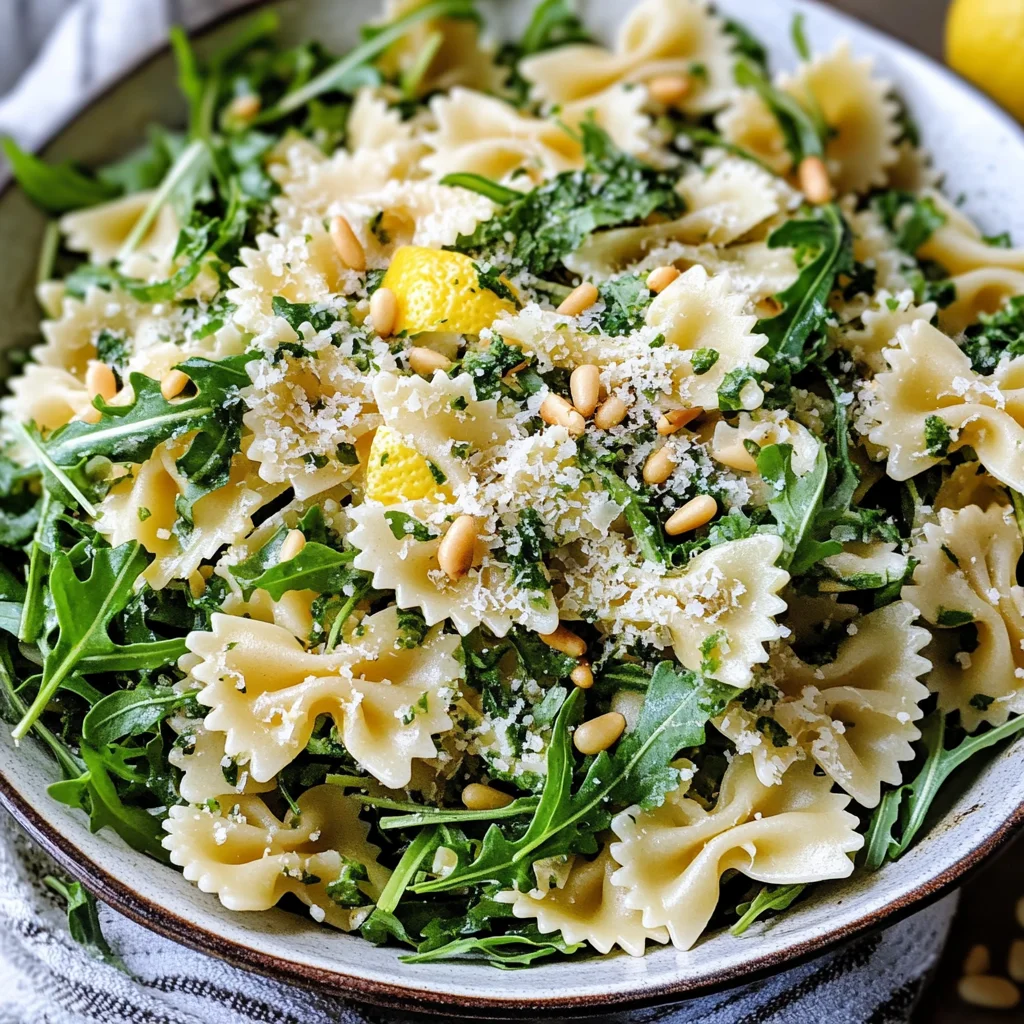 Lemon Basil Parmesan Pasta Salad