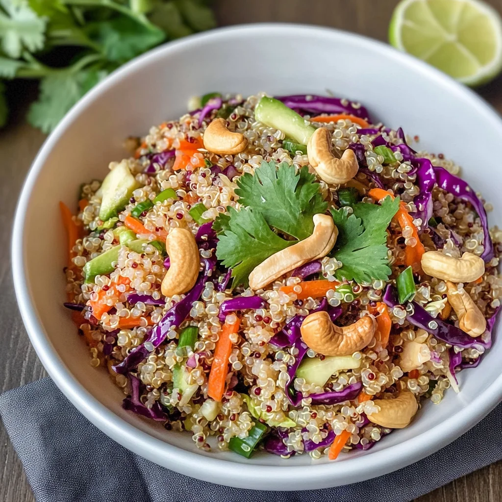 Make-Ahead Asian Quinoa Salad