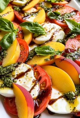 Peach Tomato Caprese Salad