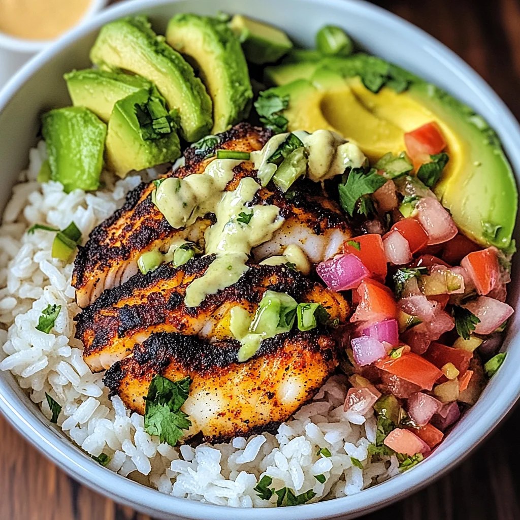 Blackened Fish Taco Bowls