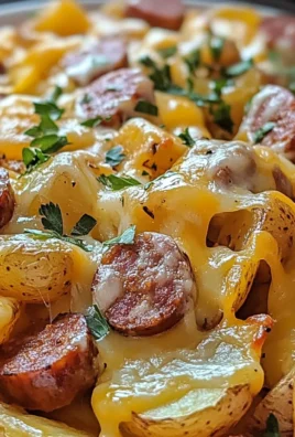 Cheesy Ranch Potatoes and Smoked Sausage