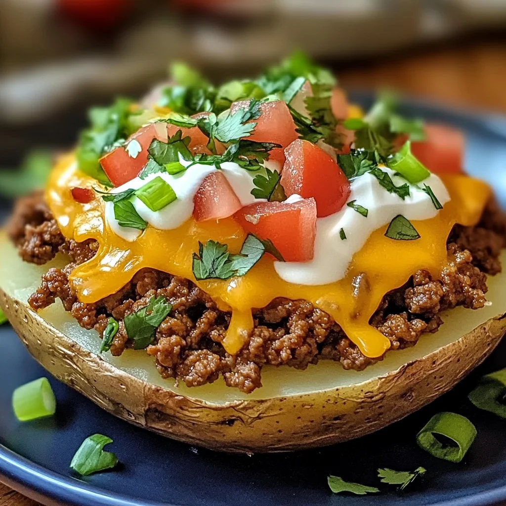 Cheesy Taco Potatoes