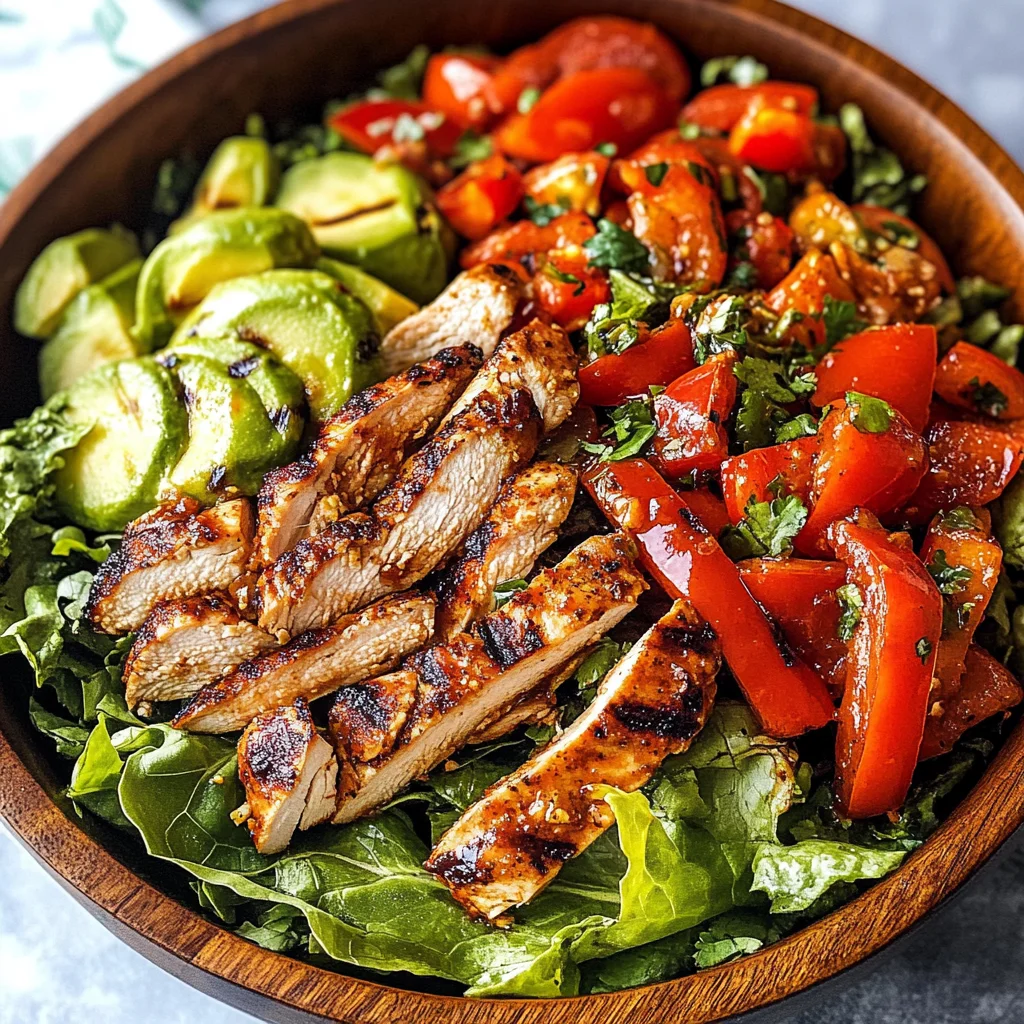 Chicken Fajita Salad