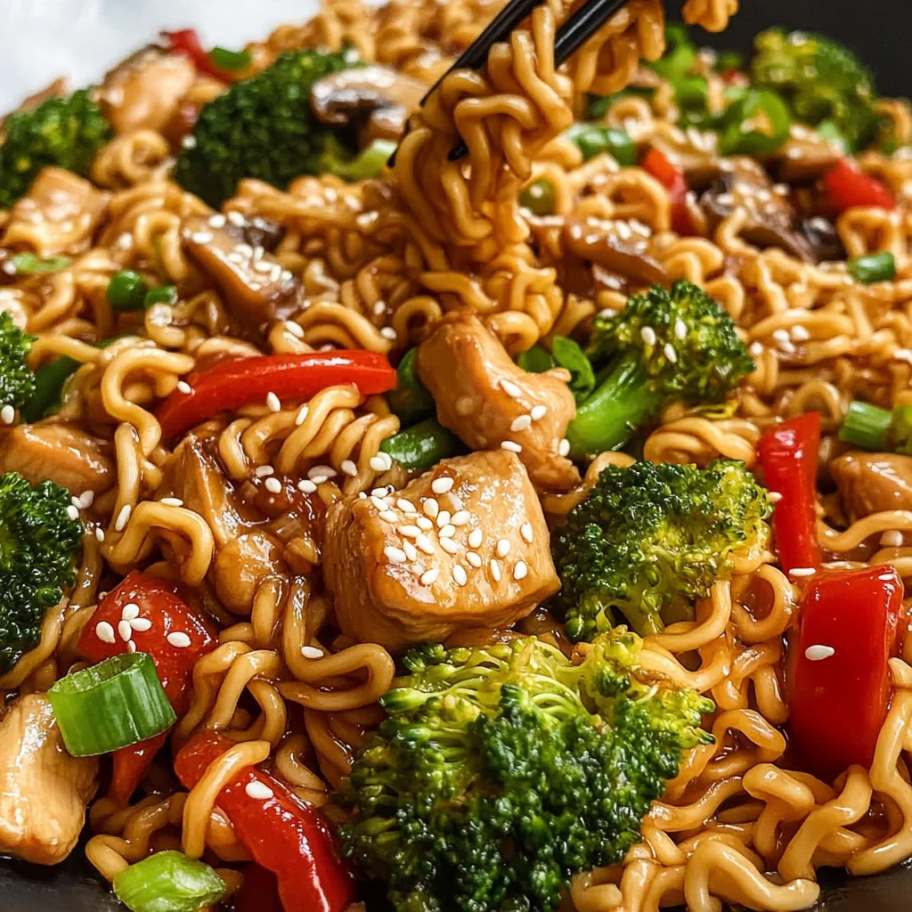 Chicken Ramen Stir Fry