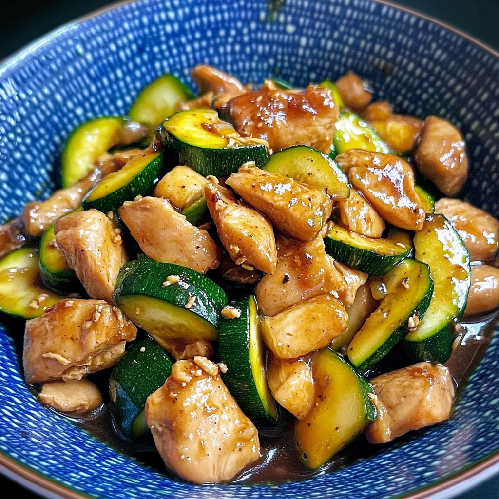 Chicken Zucchini Stir Fry