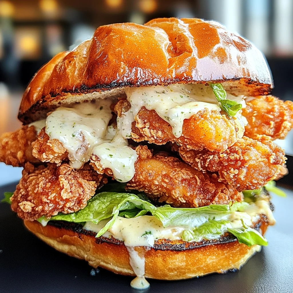 Crispy Chicken Caesar Sandwich