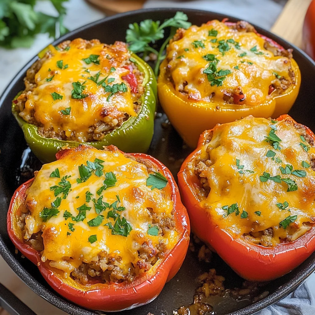 Easy Stuffed Bell Peppers Recipe