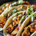 Garlic Butter Honey BBQ Chicken Tacos: Sweet, Savory & Irresistible!