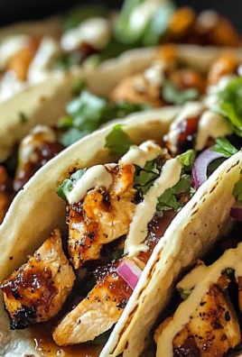Garlic Butter Honey BBQ Chicken Tacos: Sweet, Savory & Irresistible!