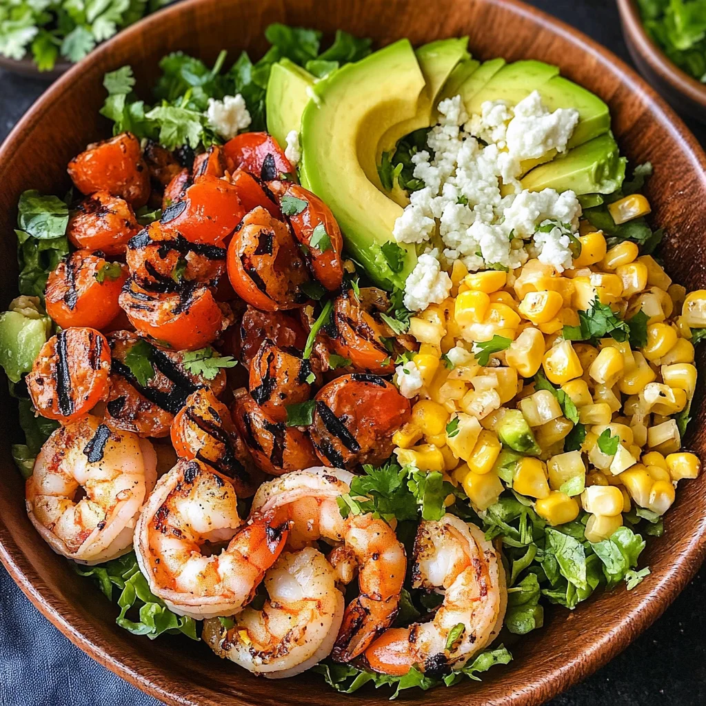 Grilled Mexican Shrimp Salad