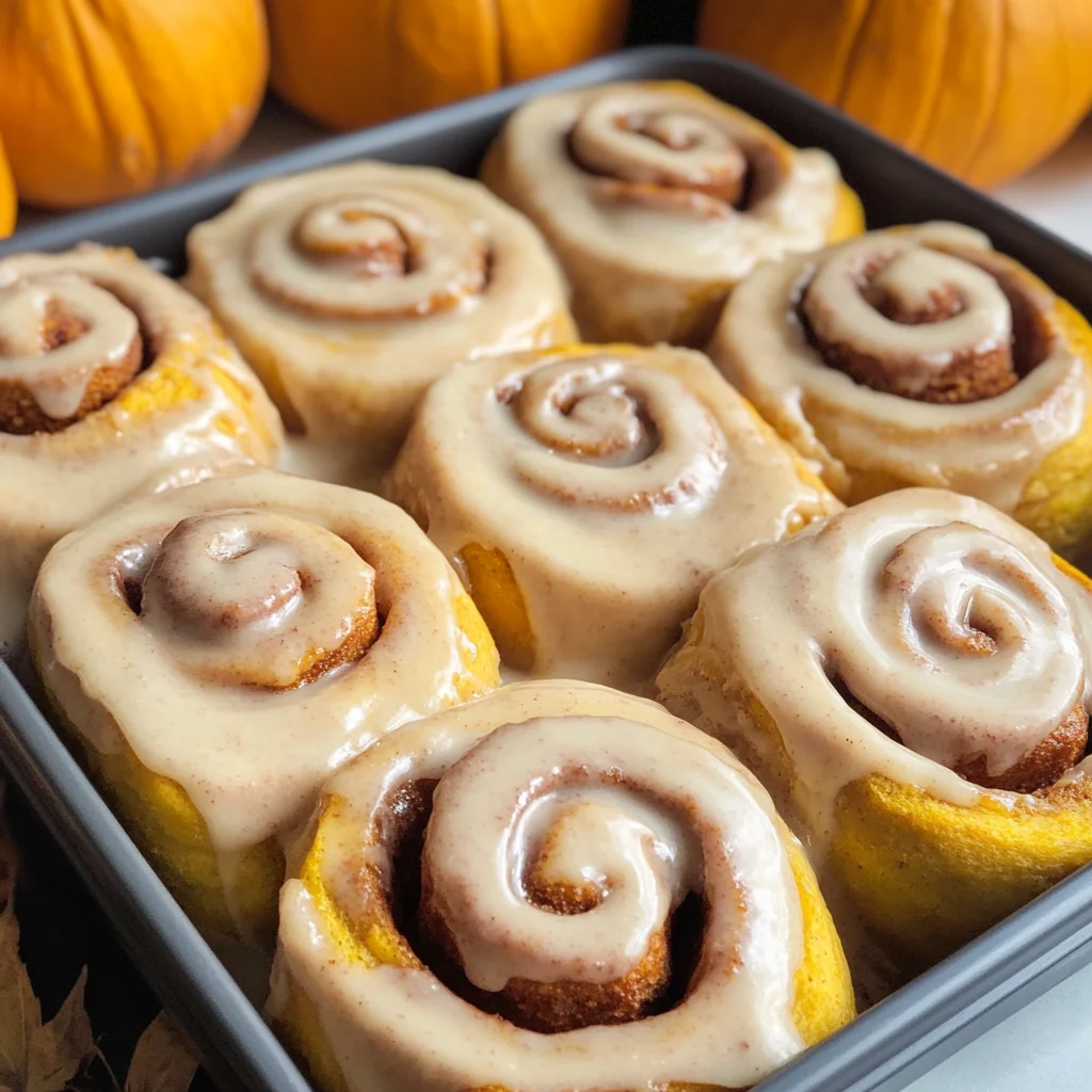 Homemade Pumpkin Chai Cinnamon Rolls