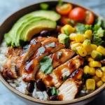 Honey Chipotle Chicken Rice Bowls