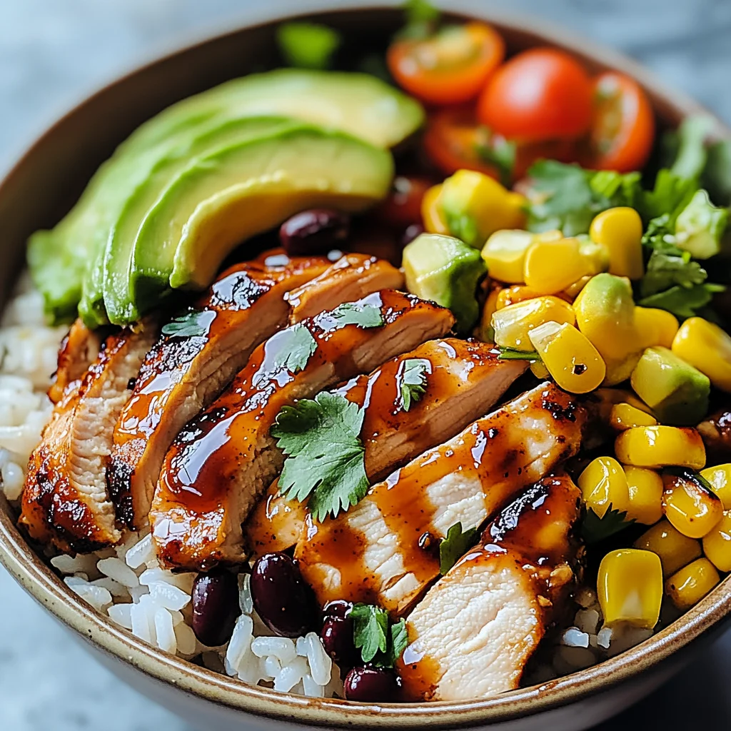Honey Chipotle Chicken Rice Bowls