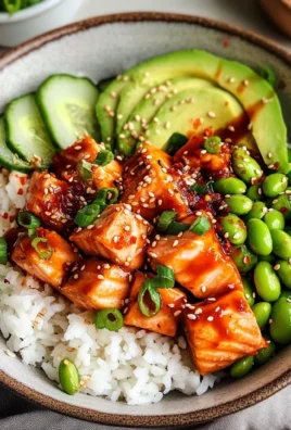 Honey Sriracha Salmon Bowls
