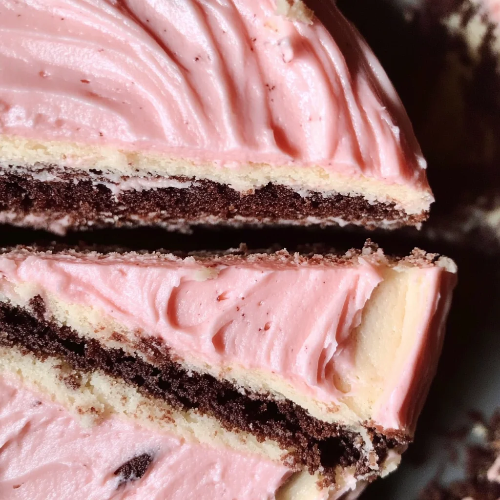 Marble cake(Neopolitan single-layer cake)