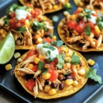 Mexican Rotisserie Chicken Tostadas